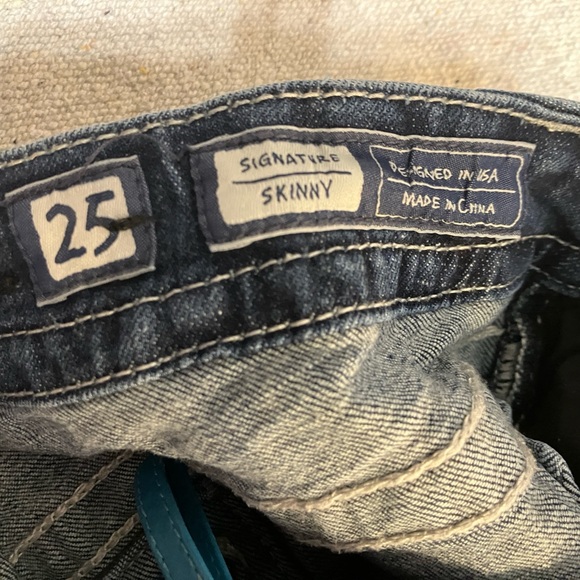 Miss Me Blue Skinny Jeans 25 - Picture 13 of 14